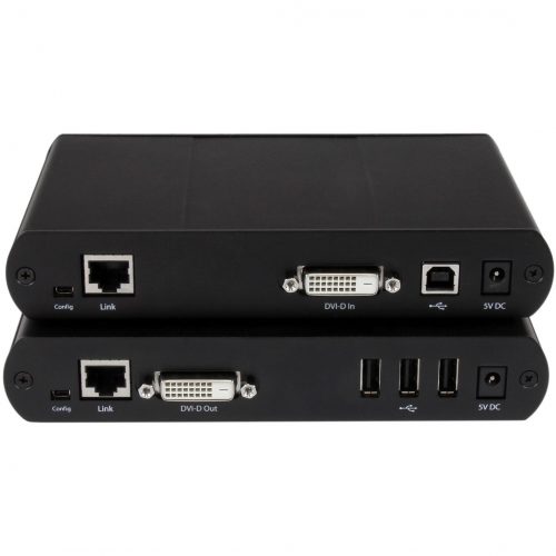 Startech .com USB DVI over Cat 5e / Cat 6 KVM Console Extender w/ 1920×1200 Uncompressed Video330ft (100m)Operate a PC from up to 100m… SV565UTPDUV