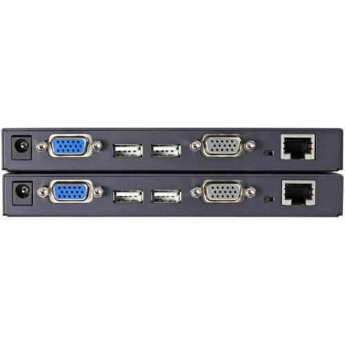 Startech .com USB VGA KVM Console Extender over Cat5 UTP 1000 ftControl a KVM or server from up to 300m (984ft) awaykvm extenderKVM E… SV565UTPUL