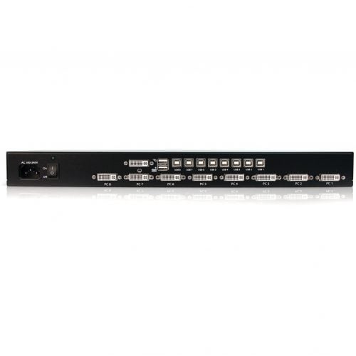 Startech .com 8 Port 1U Rackmount DVI USB KVM SwitchControl up to 8 USB computers with DVI or HDMI video, from one keyboard, mouse and monit… SV831DVIU