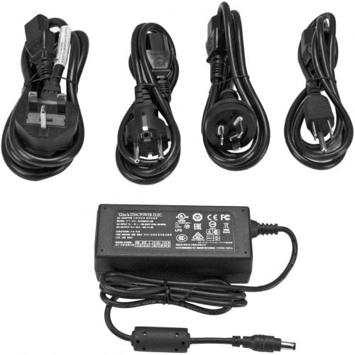 Startech .com Replacement 12V DC Power Adapter12 Volts 5 AmpsReplace your lost or failed power adapterWorls with a range of devices th… SVA12M5NA