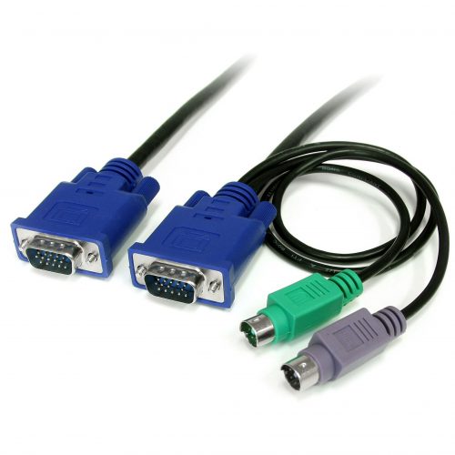 Startech .com .com Ultra Thin KVM Cable6ft KVM CableUSB KVM CableKVM Switch CableVGA KVM Cable SVECON6
