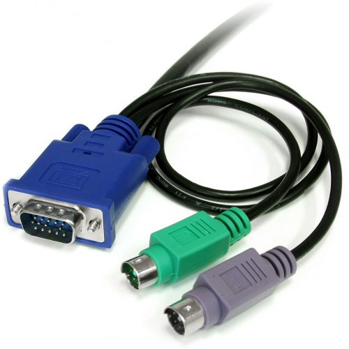 Startech .com .com Ultra Thin KVM Cable6ft KVM CableUSB KVM CableKVM Switch CableVGA KVM Cable SVECON6