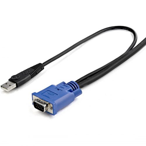 Startech .com .com 15 ft 2-in-1 Ultra Thin USB KVM CableVideo / USB cable4 pin USB Type A, HD-15 (M)HD-15 (M)4.57 mConn… SVECONUS15