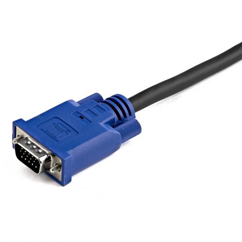 Startech .com .com 15 ft 2-in-1 Ultra Thin USB KVM CableVideo / USB cable4 pin USB Type A, HD-15 (M)HD-15 (M)4.57 mConn… SVECONUS15
