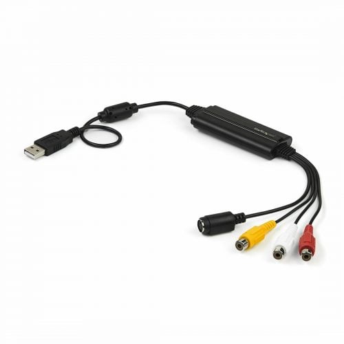 Startech .com USB Video Capture Adapter CableS-Video/Composite to USB 2.0TWAIN SupportAnalog to Digital ConverterWindows OnlyU… SVID2USB232
