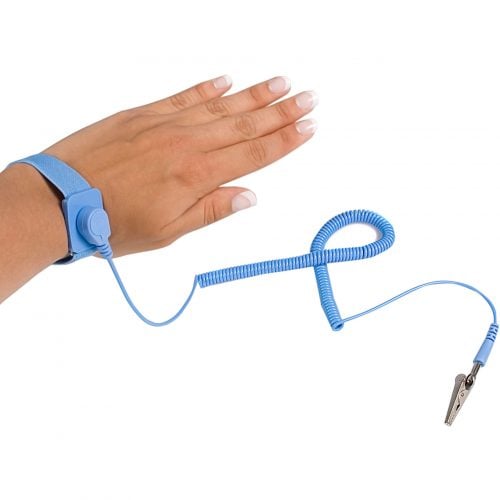Startech .com ESD Anti Static Wrist Strap Band with Grounding WireAntiStatic Wrist StrapAnti-static wrist band1 Each0.6″ Height x 0.6″… SWS100