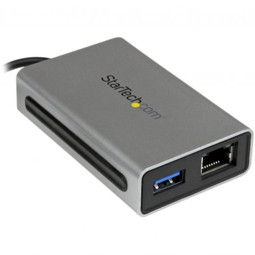 Startech .com Thunderbolt to Gigabit Ethernet plus USB 3.0Thunderbolt AdapterAdd a Gigabit Ethernet port and a USB 3.0 hub port to your T… TB2USB3GE