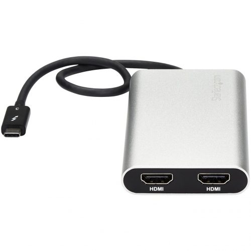 Startech .com Thunderbolt 3 to Dual HDMI AdapterThunderbolt to 2x HDMI Converter4K 30HzWindows only CompatibleHDMI/Thunderbolt 3 for… TB32HD2