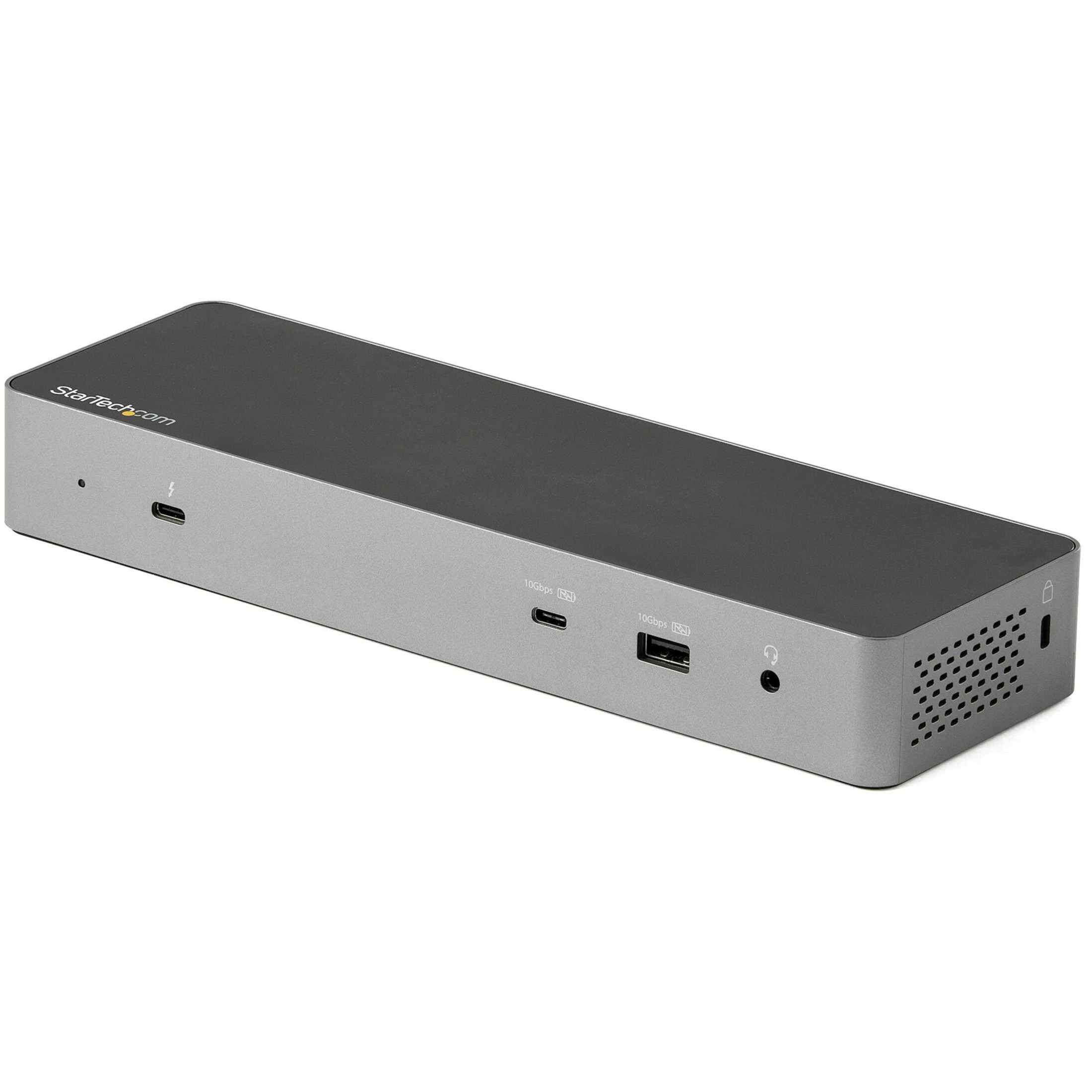 Startech .com Thunderbolt 3 Dock w/USB-C Host CompatibilityDual 4K 60Hz DP 1.4 or HDMI TB3/USB-C Docking Station1x 8K96W PD/5xUSBUn… TB3CDK2DH