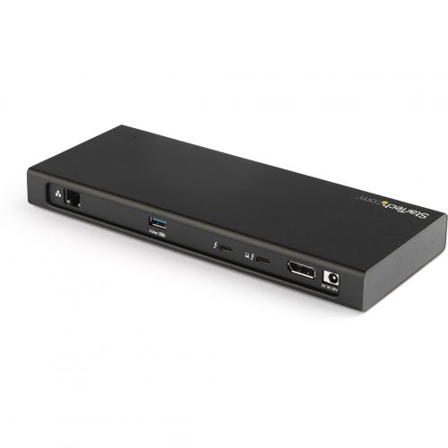 Startech .com Thunderbolt 3 DockDual Monitor 4K 60Hz Docking Station w/ DisplayPortPCIe M.2 NVMe SSD Enclosure, SD 4.0, USB, 85W PDTh… TB3DK2DPM2