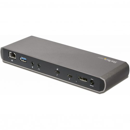 Startech .com Thunderbolt 3 DockDual Monitor 4K 60Hz TB3 Laptop Docking Station with DisplayPort85W Power Delivery3x USB 3.0, GbEC… TB3DK2DPPD
