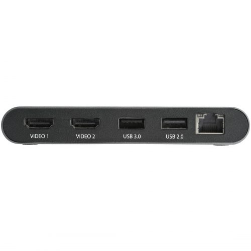 Startech .com Thunderbolt 3 Mini DockPortable Dual Monitor TB3 Laptop Docking Station HDMI 4K 60Hz2x USB-A & GbE28cm (11″) cableNe… TB3DKM2HDL