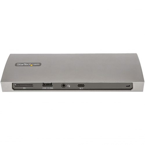Startech .com Thunderbolt 4 Dock, 96W Power Delivery, Single 8K / Dual Monitor 4K 60Hz, 3x TB4/USB4 ports, 4x USB-A, SD, GbE, 0.8m cableCerti… TB4CDOCK
