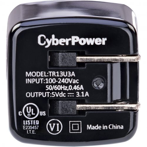 CyberPower TR13U3A Tri USB Wall Charger – 3 USB ports