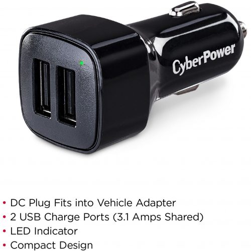 CyberPower TR22U3A USB Charger – 2 Type A USB ports