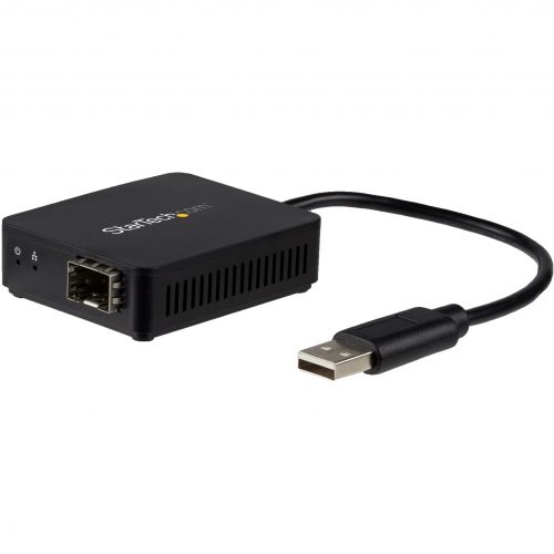 Startech .com USB to Fiber Optic ConverterOpen SFPUSB 2.0 100Mbps Ethernet Network AdapterWindows & LinuxSFP AdapterConnect to… US100A20SFP