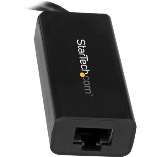 Startech .com USB C to Gigabit Ethernet AdapterThunderbolt 310/100/1000MbpsBlackAdds a GbE connection your computerInstant connec… US1GC30B