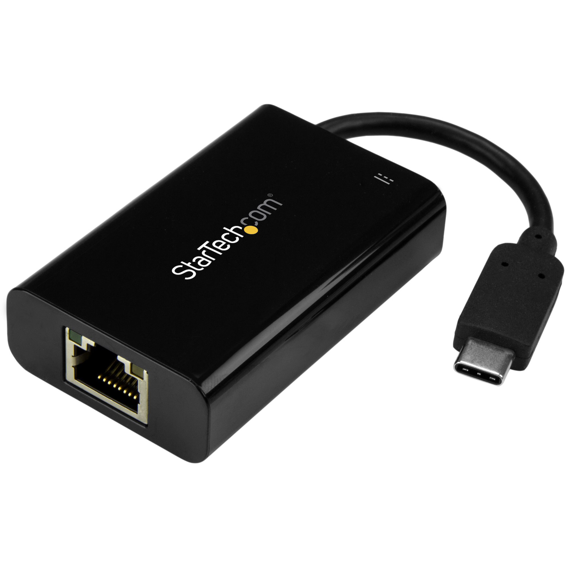 Startech .com USB C to Gigabit Ethernet Adapter/Converter w/PD 2.01Gbps USB 3.1 Type C to RJ45/LAN Network w/Power Delivery Pass ThroughU… US1GC30PD