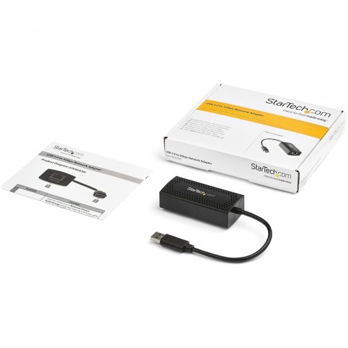 Startech .com 5GbE USB A to Ethernet AdapterNBASE-T NICUSB 3.0 Type A 2.5 GbE /5 GbE Multi Speed Gigabit Network USB 3.1 to RJ45/LANUSB… US5GA30