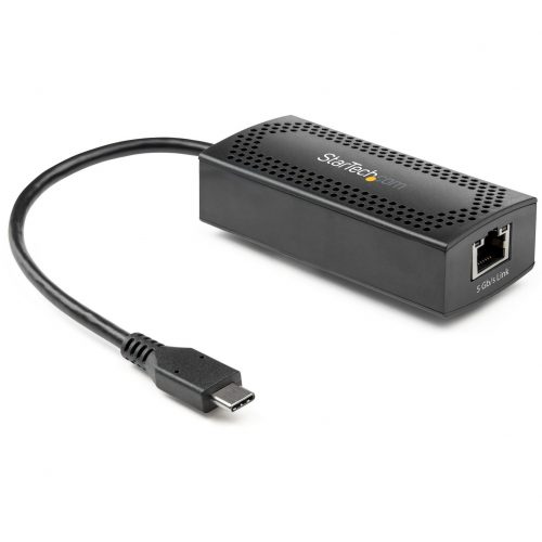 Startech .com 5GbE USB C Network AdapterNBASE-T NICUSB 3.0 Type C 2.5 GbE /5 GbE Multi Speed Gigabit EthernetUSB 3.1 to RJ45/LANUSB C… US5GC30