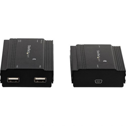 Startech .com USB Extender2 x Network (RJ-45)4 x USB328.08 ft Extended RangeAluminumBlack USB2004EXT100