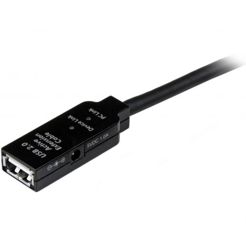 Startech .com 10m USB 2.0 Active Extension CableM/FExtend the distance between a computer and a USB 2.0 device by 10 metersUSB 2.0… USB2AAEXT10M