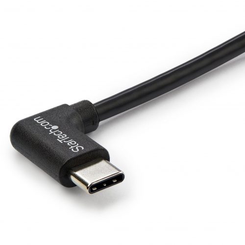 Startech .com 1m 3 ft Right Angle USB-C Cable M/MUSB 2.0USB Type C Cable90 degree USB-C CableUSB C to USB C CableUSB-C Charge Ca… USB2CC1MR