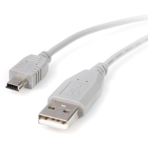 Startech .com Mini USB 2.0 cableType A Male USBMini Type B Male USB1ft USB2HABM1