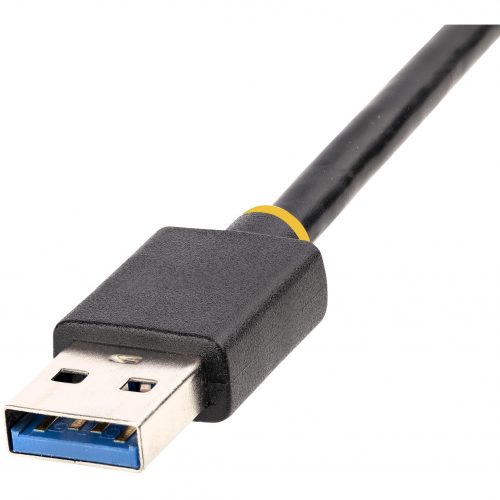 Startech .com USB to Ethernet Adapter, USB 3.0 to 10/100/1000 Gigabit Ethernet LAN Adapter, 11.8in/30cm Attached Cable, USB to RJ45 Adapter -… USB31000S2