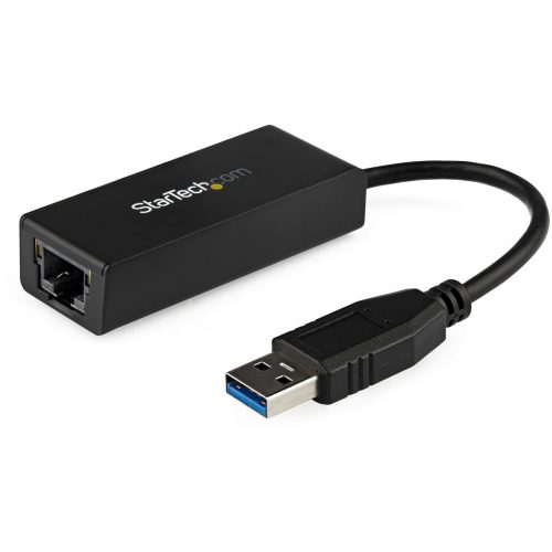 Startech .com USB 3.0 to Gigabit Ethernet NIC Network AdapterAdd Gigabit Ethernet network connectivity to a Laptop or Desktop through a USB… USB31000S