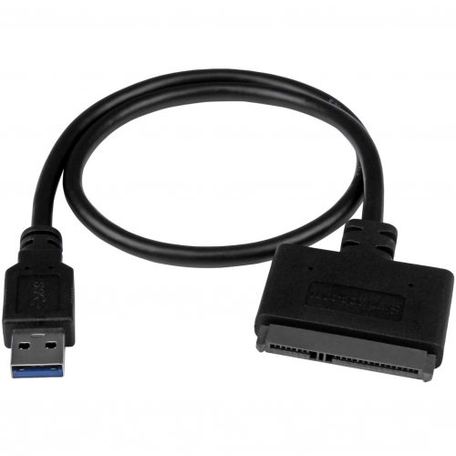 Startech .com USB 3.1 (10Gbps) Adapter Cable for 2.5″ SATA SSD/HDD DrivesConnect a 2.5″ SATA SSD/HDD to your computer using this USB 3.1… USB312SAT3CB