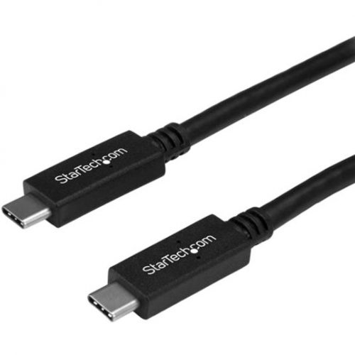 Startech .com 6 ft 1.8m USB C to USB C Cable w/ 5A PDM/MUSB 3.0 (5Gbps)USB-IF CertifiedUSB Type C CableUSB C Charging CableU… USB315C5C6