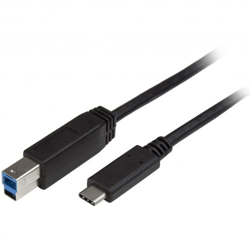 Startech .com 2m 6 ft USB C to USB B Printer CableM/MUSB 3.0USB B CableUSB C to USB B CableUSB Type C to Type B CableConnect… USB315CB2M