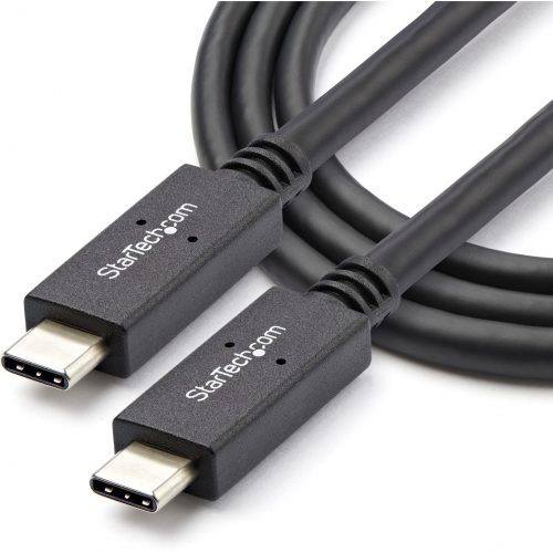 Startech .com 1m 3 ft USB C Cable with Power Delivery (5A)M/MUSB 3.1 (10Gbps)USB-IF CertifiedUSB 3.1 Type C CableUSB 3.1 Gen 2… USB31C5C1M