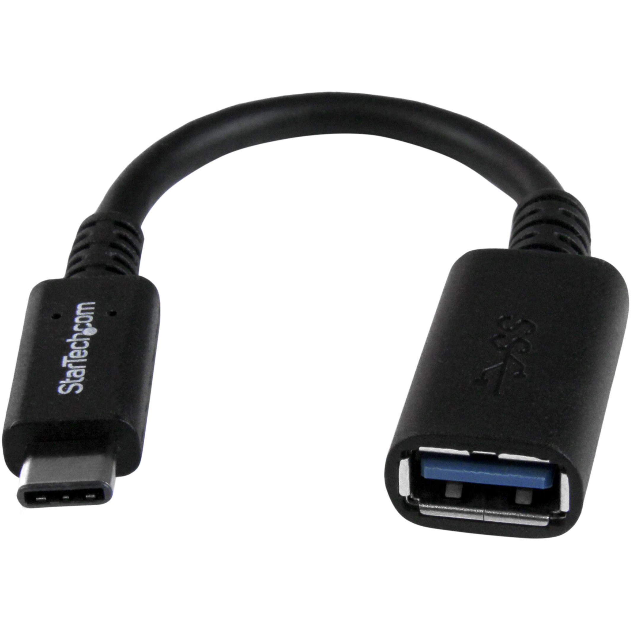 Startech .com USB-C to USB Adapter6inUSB-IF CertifiedUSB-C to USB-AUSB 3.1 Gen 1USB C AdapterUSB Type CConnect a USB Type… USB31CAADP