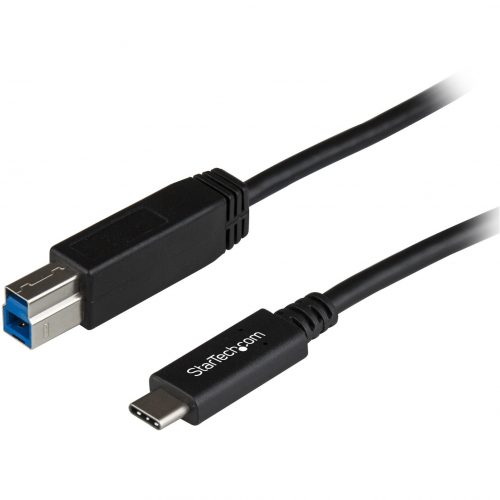 Startech .com 1m 3 ft USB C to USB B Printer CableM/MUSB 3.1 (10Gbps)USB B CableUSB C to USB B CableUSB Type C to Type B Cable -… USB31CB1M