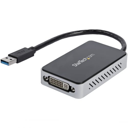 Startech .com USB 3.0 to DVI External Video Card Multi Monitor Adapter with 1-Port USB Hub1920x1200Connect a DVI-equipped display throug… USB32DVIEH