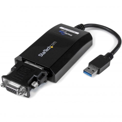 Startech .com USB 3.0 to DVI External Video Card Multi Monitor Adapter2048x1152Connect a DVI display through SuperSpeed USB 3.0, for an… USB32DVIPRO