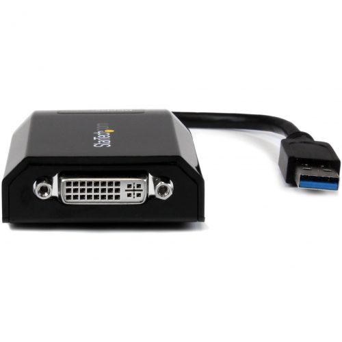 Startech .com USB 3.0 to DVI External Video Card Multi Monitor Adapter2048x1152Connect a DVI display through SuperSpeed USB 3.0, for an… USB32DVIPRO