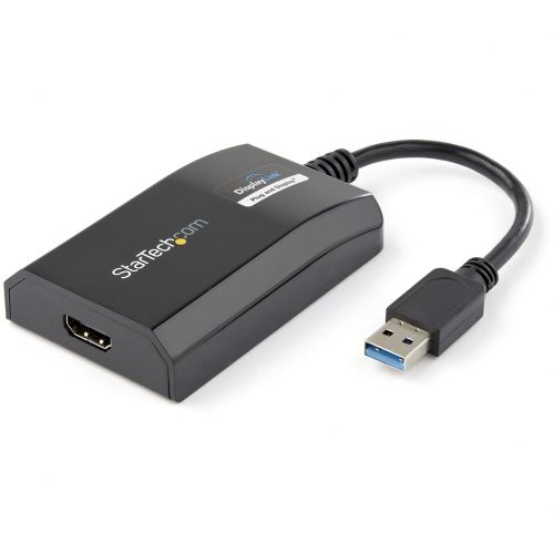 Startech .com USB 3.0 to HDMI Adapter, DisplayLink Certified, 1920×1200, USB-A to HDMI Display Adapter, External Graphics Card for Mac/PCUS… USB32HDPRO