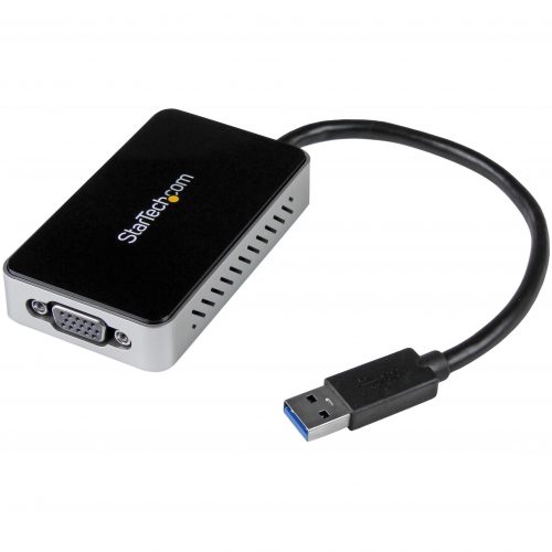 Startech .com USB 3.0 to VGA External Video Card Multi Monitor Adapter with 1-Port USB Hub1920x1200Connect a VGA-equipped display throug… USB32VGAEH