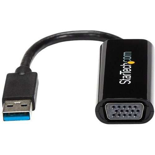 Startech .com Slim USB 3.0 to VGA External Video Card Multi Monitor Adapter1920x1200 / 1080pConnect a VGA display through this slim USB… USB32VGAES