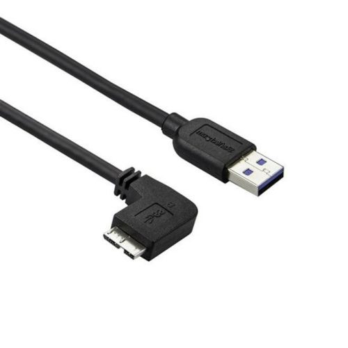 Startech .com 1m 3 ft Slim Micro USB 3.0 CableM/MUSB 3.0 A to Left-Angle Micro USBUSB 3.1 Gen 1 (5 Gbps)Position your USB 3.0 Micr… USB3AU1MLS