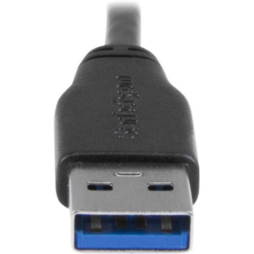Startech .com 2m 6 ft Slim Micro USB 3.0 CableM/MUSB 3.0 A to Left-Angle Micro USBUSB 3.1 Gen 1 (5 Gbps)Position your USB 3.0 Micr… USB3AU2MLS