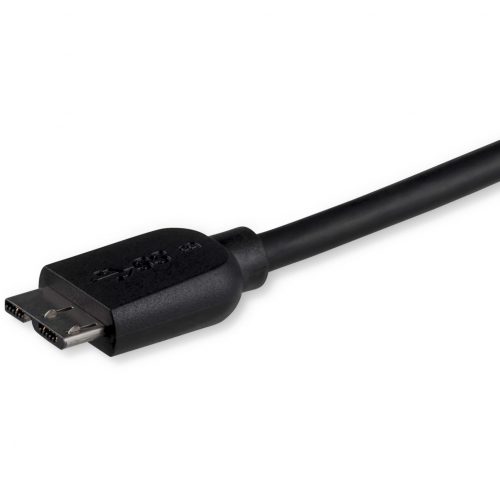 Startech .com 1m (3ft) Slim SuperSpeed USB 3.0 A to Micro B CableM/MFlexible cable for convenient positioning of USB 3.0 devicesUSB 3… USB3AUB1MS