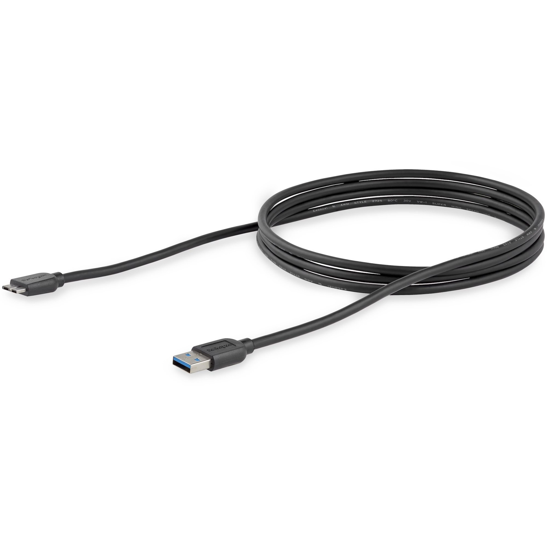 StarTech.com 6 ft Micro USB Cable - A to Micro B - USB to Micro b