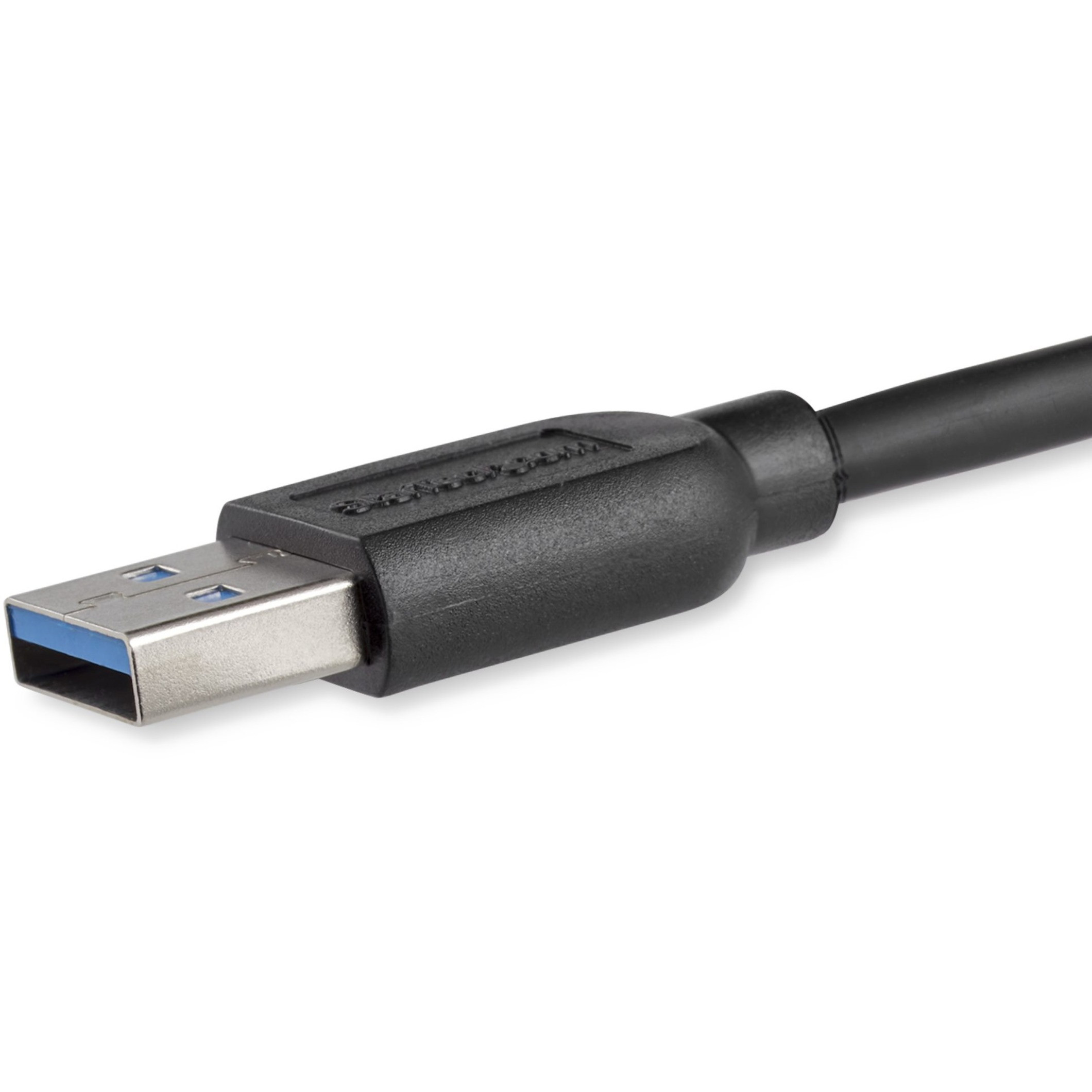 USB-A 3.0 M/USB-C M 2m, VARIOUS SuperSpeed Cable Black