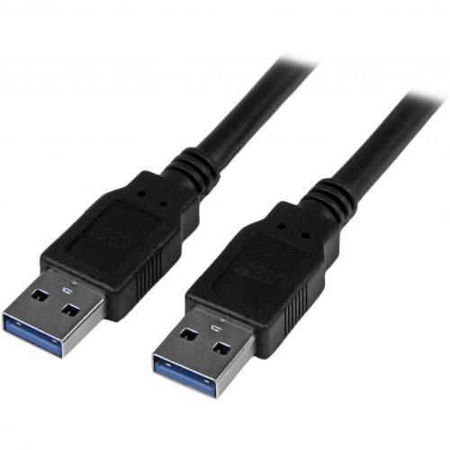 Startech .com 6 ft Black SuperSpeed USB 3.0 Cable A to AM/MType A Male USBType A Male USB6ftBlack USB3SAA6BK