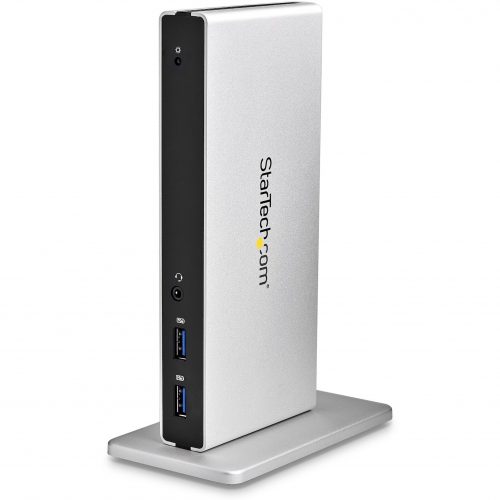 Startech .com USB 3.0 Docking StationCompatible with Windows / macOSDual DVI Docking Station Supports Dual MonitorsDVI to HDMI and D… USB3SDOCKDD