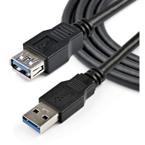 Startech .com 2m Black SuperSpeed USB 3.0 Extension Cable A to AM/FExtend your SuperSpeed USB 3.0 cable by up to an additional 2 meter… USB3SEXT2MBK